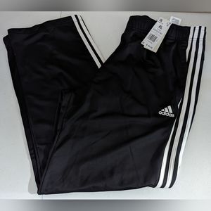 Adidas 3-Stripes Track Active Pants in Black Mens XL